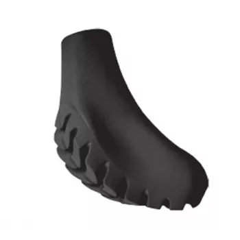 Vork Nordic Walking stokpunten Walking Pad XXL Hard 05/27, zwart (paar)