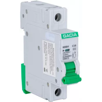 GACIA N8BH 10kA C karakteristiek eenpolig 25A installatieautomaat