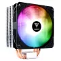 GAMDIAS Boreas E1-410 Lite RGB CPU-luchtkoeler - 120mm PWM-ventilator, 4 direct-contact-heatpipes, 180W TDP, RGB-verlichting, Intel LGA1700/1200/115X & AMD AM5/AM4 compatibel, zwart