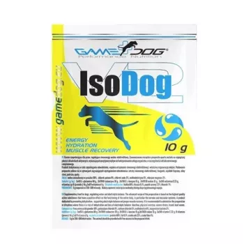 GAME DOG IsoDog isotone voedingssupplement voor honden – 10 g poederzakje