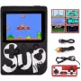 GameBox R2 8-bit draagbare retro-spelconsole met 400 spellen, 3-inch lcd, 1 controller, TV-RCA-kabel, zwart