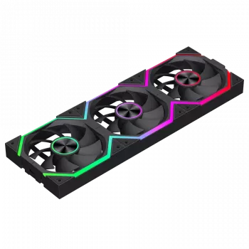 Gamemax FN12A-N2 WL behuizingsventilator zwart