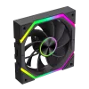 Gamemax FN12A-N2 WL-R behuizingsventilator zwart