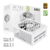 GAMEMAX GX PRO 850G WH 850W 80+ Gold modulaire voeding wit