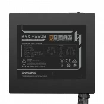 GAMEMAX MAX P550B 550W Bronze niet-modulaire voeding
