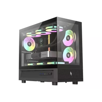 GAMEMAX NEX C31 BK midtower pc-behuizing, MATX/BTF, zwart