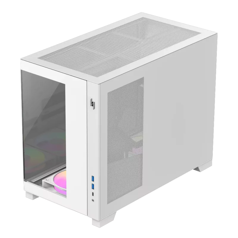 Gamemax NEX C33 WH M-ATX/BTF computerbehuizing wit