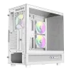 Gamemax NEX C51 WH ATX/BTF midtower pc-behuizing wit