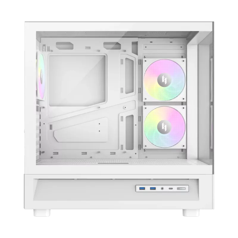 Gamemax NEX C51 WH ATX/BTF midtower pc-behuizing wit
