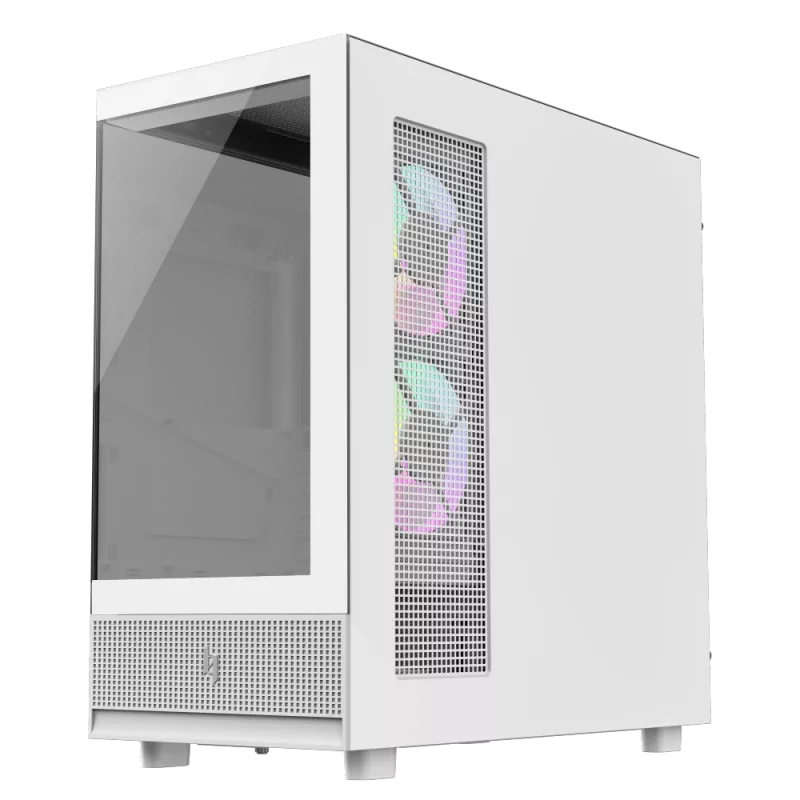 Gamemax NEX C51 WH ATX/BTF midtower pc-behuizing wit