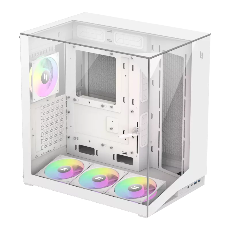 GAMEMAX NEX C56 VC WH ATX behuizing wit
