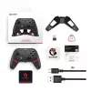 GameSir Cyclone 2 tri-mode draadloze gaming controller met hall-effect sticks en triggers, RGB-verlichting, programmeerbare achterknoppen, 6-assige gyroscoop, 20h accu - zwart