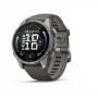 Garmin Fenix 9 – 43mm, titanium met Pebble Grey siliconenband