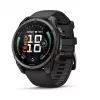 Garmin fenix 9 – 47mm, Carbon Grey DLC titanium met zwarte siliconenband