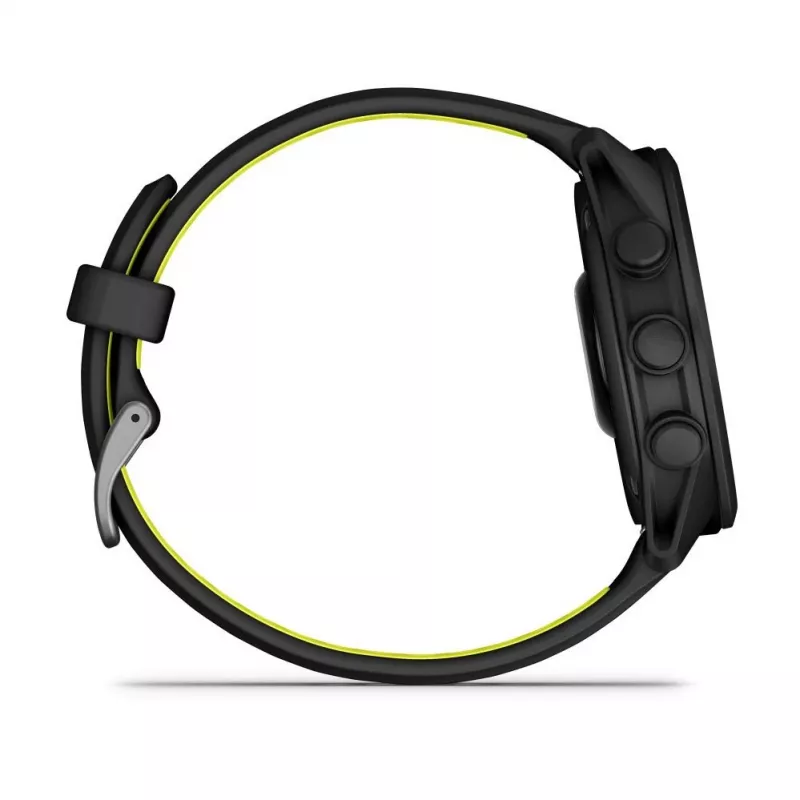 Garmin FORERUNNER 170 zwart met zwart/ambergeel bandje