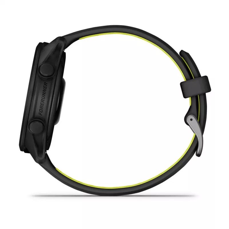 Garmin FORERUNNER 170 zwart met zwart/ambergeel bandje