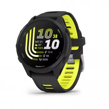 Garmin Forerunner 170 Music, zwart met zwart/geel bandje