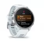 Garmin Forerunner 170 Music, Whitestone met Whitestone/Cloud Blue armband