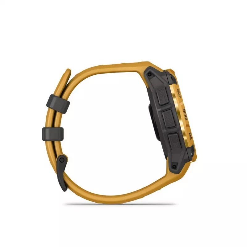 Garmin Instinct 3 Solar 45mm GPS-smartwatch Sunburst met Sunburst/grijze band