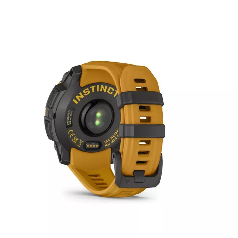 Garmin Instinct 3 Solar 45mm GPS-smartwatch Sunburst met Sunburst/grijze band