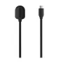 Garmin magnetische oplaadkabel, USB-C - 2-pack met 3 verwisselbare tips (USB-C, Micro USB, Lightning), 1m & 2m nylon gevlochten, 60W snelladen, gegevenssynchronisatie, 360° draaibaar, LED-indicator, zwart