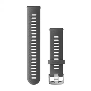 Garmin Quick Release siliconen band 20mm - grijs (010-11251-9S) voor Venu, Forerunner 245/55/645