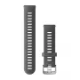 Garmin Quick Release siliconen band 20mm - grijs (010-11251-9S) voor Venu, Forerunner 245/55/645