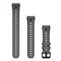 Garmin QuickFit 20 mm siliconen bandje in Antraciet voor Instinct E 40 mm en compatibele modellen