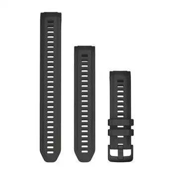 Garmin QuickFit 20 siliconen bandje voor Instinct 2S, grafiet