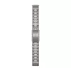Garmin QuickFit 22 band geperforeerd titanium band