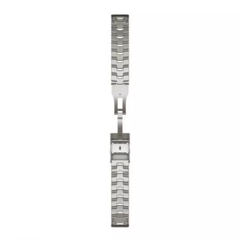 Garmin QuickFit 22 band geperforeerd titanium band