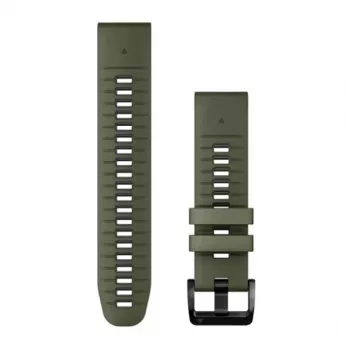 Garmin QuickFit 22mm siliconen band donkergroen/grijs 010-13280-07