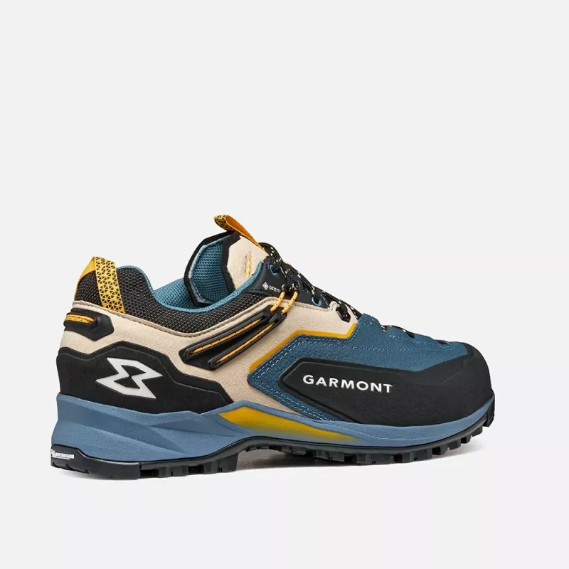 Garmont Akron GTX approachschoenen heren Fin Blue/Citrus Orange maat 45