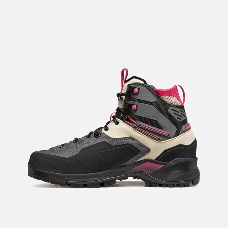 Garmont Akron Mid GTX dames trekkingschoenen grijs/framboosroze maat 39