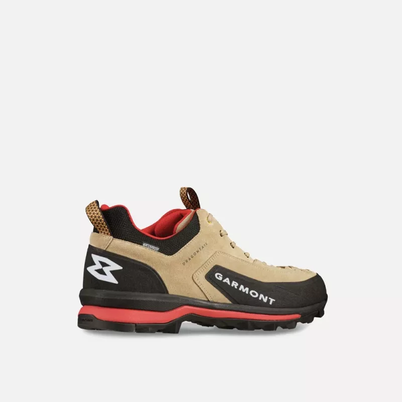 Garmont Dragontail WP approacheschoenen - Cornstalk Beige/Tomato Red - EU 46