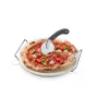 GEFU Darioso pizzasnijder + pizzasteen met ronde standaard-set