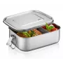 GEFU ENDURE Small lunchbox 0.7L RVS met groene siliconen afdichting