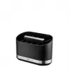 GEFU SMARTLINE tafel-organizer houder, RVS & zwart, antislip basis, vaatwasserbestendig, 10 x 14 cm