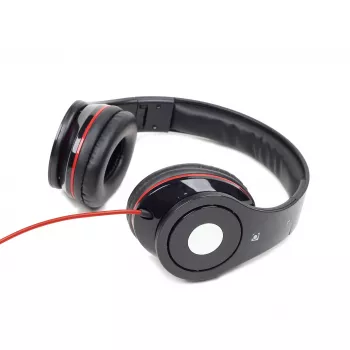 Gembird Detroit bedrade over-ear headset met beugelmicrofoon, zwart