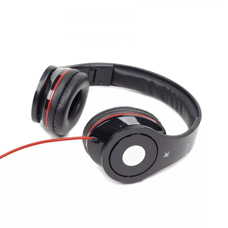 Gembird Detroit bedrade over-ear headset met beugelmicrofoon, zwart