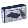 Gembird EE2-U2S-5 Externe USB 2.0 behuizing voor 2,5 inch SATA HDD/SSD, aluminium, zwart
