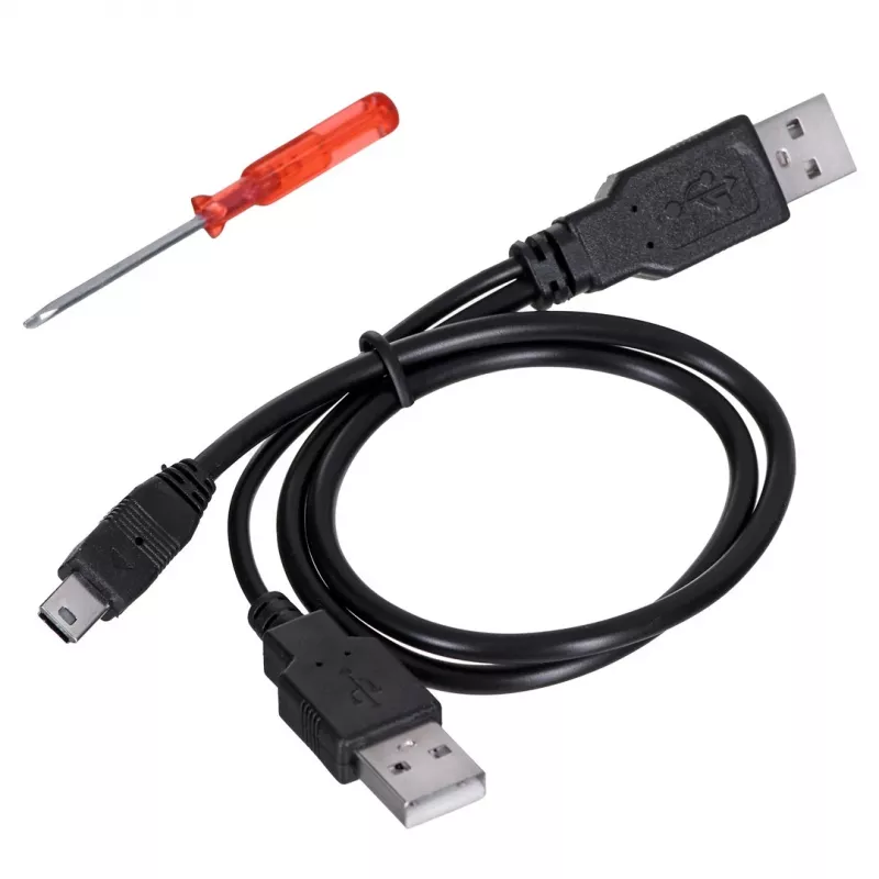 Gembird EE2-U2S-5 Externe USB 2.0 behuizing voor 2,5 inch SATA HDD/SSD, aluminium, zwart