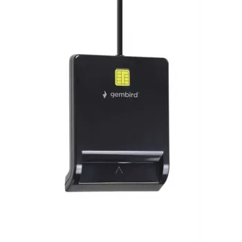 Gembird FD2-SCR universele USB-smartcardlezer, zwart