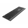 Gembird KB-MCH-06 Slim Bekabeld Multimedia-toetsenbord met Type-C-adapter, US-layout, Zwart