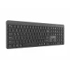 Gembird KB-WPS-03 Dual-Mode Pro-Business Slim draadloos toetsenbord, 2.4G + Bluetooth, US layout, zwart