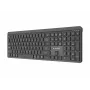 Gembird KB-WPS-03 Dual-Mode Pro-Business Slim draadloos toetsenbord, 2.4G + Bluetooth, US layout, zwart