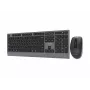 Gembird KBS-WPS-02-CYRL Dual-Mode Draadloze toetsenbord- en muisset, 2.4G + Bluetooth, Russische Cyrillische layout, Zwart
