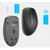 Gembird KBS-WPS-02 slanke draadloze toetsenbord-en-muisset met dual mode, 2,4 GHz + Bluetooth, US-indeling, zwart