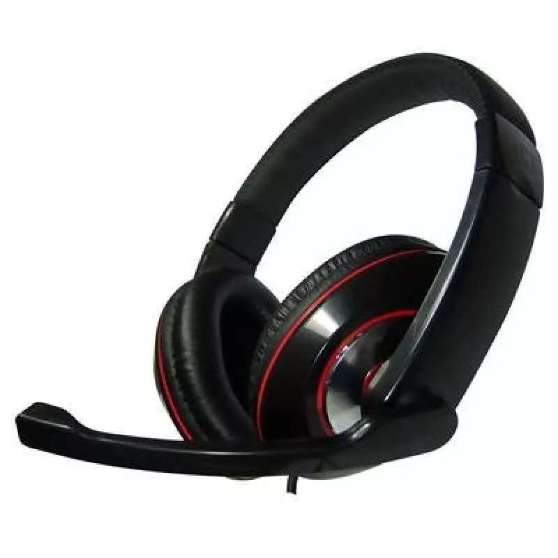 Gembird MHS-001 stereo-headset met volumeregeling, bedraad, over-ear, zwart