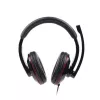 Gembird MHS-001 stereo-headset met volumeregeling, bedraad, over-ear, zwart